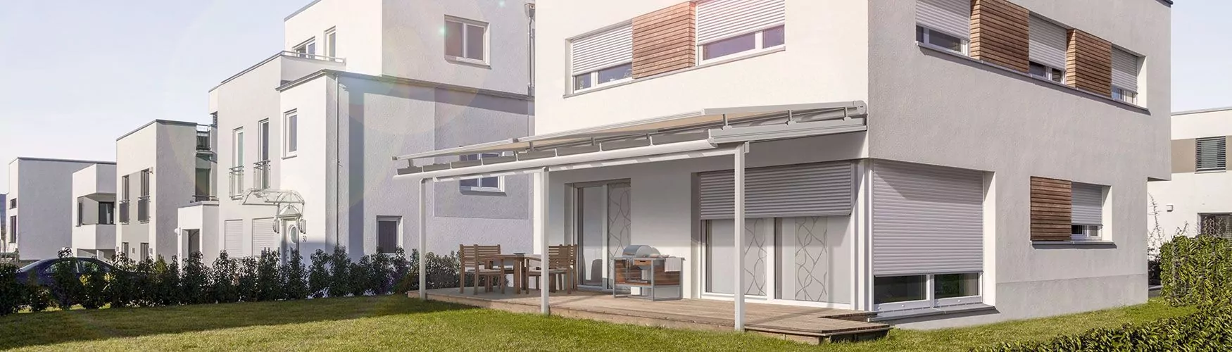 Rollläden für die Fenster
